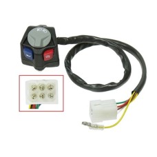 PSYCHIC Комбінований перемикач запалювання, світла, сигналу на кермо KTM EXC 125/200/250/300 (TPI) '15-20, EXCF 250/350/450/500 '15-20, FREERIDE 250/350 '15-19 (78111070000)