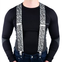 Підтяжки OXFORD для штанів, колір черепи (старий код: OX420)