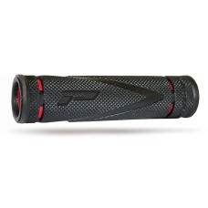 Грипси PROGRIP PG838 ATV (22+22MM, довж. 125MM) колір чорний/червоний (двокомпонентні) (838-SA-149;838-149 SA)