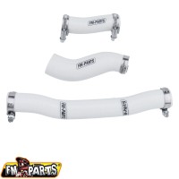 FM-PARTS силіконові шланги/трубки радіатора KTM EXC 250/300 TPI '20-'23, HUSQVARNA TE/TEI 250/300 TPI '20-'23, GAS-GAS EC 250/300 TPI '20-'23 КОЛІР БІЛИЙ