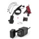 BIKETEC МОТОЦИКЛЕТНЕ ПОДВІЙНЕ USB ГНІЗДО КРІПЛЕННЯ НА КЕРМО - MUS08