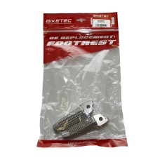 BIKETEC PARTS НАБІР ПІДНІЖОК ВОДІЯ BMW K 1300S/R '08-13, K 1200R/S '03-08, F 800R '05-13, R 1200S HP2 '04-06 КОЛІР СРІБЛЯСТИЙ