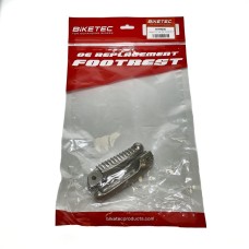 BIKETEC PARTS НАБІР ПІДНІЖОК (ПІДНІЖКИ) ВОДІЯ DUCATI 848/1098/1198 '08-13 КОЛІР СРІБЛЯСТИЙ