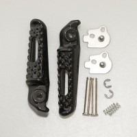 BIKETEC PARTS Комплект підніжок пасажира з кріпленнями Honda CBR 600RR / CBR 1000RR '03-14 чорний