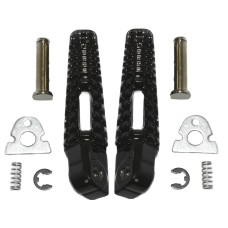 BIKETEC PARTS КОМПЛЕКТ ПІДНІЖОК (ПІДНІЖКИ) ДЛЯ ПАСАЖИРА З КРІПЛЕННЯМИ SUZUKI GSXR 600/750 '06-14, GSXR 1000 '05-14, B-KING '08-13 КОЛІР ЧОРНИЙ