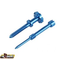 FM-PARTS Гвинт регулювання паливної суміші та холостого ходу для карбюратора Keihin (Fuel Mixture and Idle Screw) колір синій
