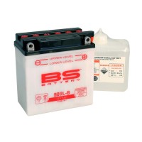 АКУМУЛЯТОР BS BB9L-B (YB9L-B) (12N9-3B) 12V 9AH 135X75X139 ОБСЛУГОВУВАНИЙ - ЕЛЕКТРОЛІТ ОКРЕМО (115A) (6) UE2019/1148