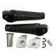 BIKETEC PARTS комплект підніжок пасажира з кріпленнями для Suzuki GSXR 600/750 '96-05, GSXR 1000 '01-04, чорний колір