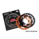 JT Задня зірка 4486 47 алюмінієва Racelite KTM SX 85 '04-'24 (448647JTA) (ланцюг 428) колір помаранчевий