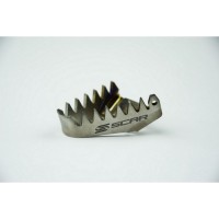 SCAR RACING ТИТАНОВИЙ КІНЕЦЬ ВАЖЕЛЯ ЗАДНЬОГО ГАЛЬМА KTM HUSQVARNA GAS GAS SHERCO КОЛІР ТИТАНОВИЙ