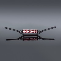 Кермо RENTHAL 7/8 дюйма (22MM) TRIAL 6.0 HANDLEBAR чорний з поролоном