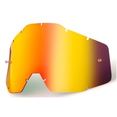 100 PROCENT РОЗПРОДАЖ ОДНОШАРОВЕ СКЛО ДЛЯ ОКУЛЯРІВ RACECRAFT 1 / ACCURI 1 / STRATA 1 RED MIRROR КОЛІР ЧЕРВОНИЙ ДЗЕРКАЛЬНИЙ З ANTI FOG