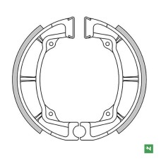 NEWFREN Гальмівні колодки передні KAWASAKI KDX 250 '79-'84, KL 250 '78-'79, KLF 220 '88-'02, KLF 185 BAYOU '86-'88, KLF 250 BAYOU '03-'11, KLT 200/250 '83-'85, KX 250 '75-'81, KX 420 '80-'81 (140X28MM)