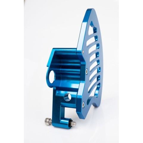 Алюмінієвий захист переднього гальмівного диска FM-PARTS KTM / HUSQVARNA '15-'24 СИНІЙ (ВІСЬ 22MM)