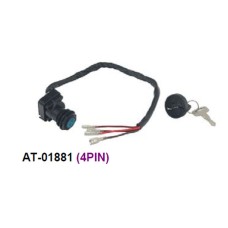 BRONCO замок запалювання Polaris Trail Blazer / Trail Boss 250 / Explorer / Express 300 '96-'99, Sportsman / Worker '99-'00, Scrambler / Sport / Explorer 400 '96-'98, Scrambler 500 '97-'98, Xplorer 500 '97, (OEM: 4110194)