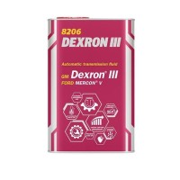 MANNOL DEXRON III AUTOMATIC PLUS - ТРАНСМІСІЙНА ОЛИВА 1Л - МЕТАЛЕВА КАНІСТРА (8206)
