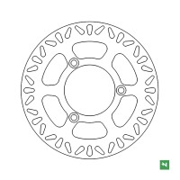 NEWFREN Гальмівний диск передній/задній Suzuki Burgman 125/200 '06-'14 (240X89X4,5) (3X10,5MM)