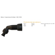 Ебонітовий ковпачок на свічку, кут 120 градусів, різьба, (китайські скутери) універсальний