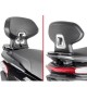 Спинка пасажира KAPPA для PIAGGIO MP3 HPE 400, MP3 400 SPORT, MP3 530 EXCLUSIVE '22-'25