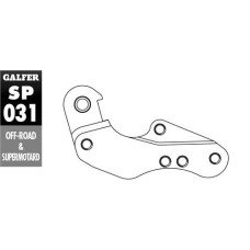 Адаптер гальмівного диска GALFER 260MM для Yamaha WR/YZ 125 `01-07, YZF 250/426/450 '01-07, WRF 250/426/450 00-15