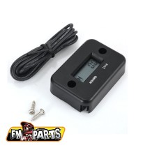 FM-PARTS індуктивний водонепроникний лічильник мотогодин чорний (EL)