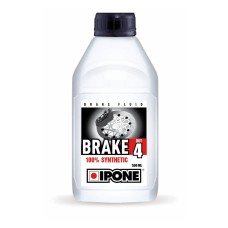 Гальмівна рідина IPONE BRAKE FLUID DOT 4 500ML 100% синтетика (сумісна також з DOT 3) (12)