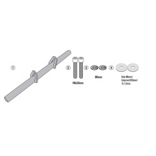 KAPPA КРІПЛЕННЯ ДЛЯ ГАЛОГЕНІВ KS310 І KS322 KTM 390 ADVENTURE '20-'24