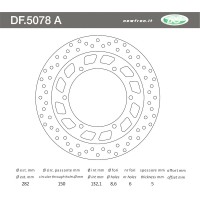 NEWFREN Гальмівний диск передній/задній YAMAHA XV / XVS 125 '97-'04; XV 750 '94-'98; GTS 1000 '93-'95; FJ 1100/1200 '83-'95; VMAX '85-'02; FJR 1300 '01-'16; XTZ 1200 SUPER TENERE '10-'19 (282X132X5)