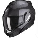 Модулярний шолом SCORPION EXO-TECH CARBON SOLID BLACK, колір чорний глянцевий (карбон), розмір XXL