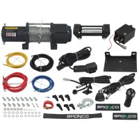 Лебідка BRONCO 5000LBS (2268КГ) сталевий трос 5.5ММ x 15.2М, пульт