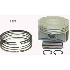 Комплект поршнів WOSSNER SEA DOO SPARK ACE '14-'19 (4T) (+0,50MM=74,50MM) (Поршень 74,44MM) (3 шт) (Палець 17MM) (Поршень SEA DOO) 9.5:1