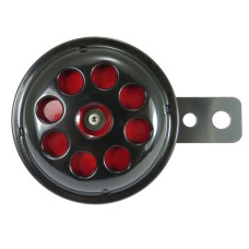 GAUSS універсальний клаксон (звуковий сигнал) чорний-червоний (діаметр 70 мм)