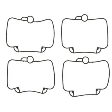 TOURMAX Ущільнювач поплавкової камери карбюратора (4 шт.) Yamaha 600F Grizzly '98-'01 (OEM: 4WV-14147-20) (вироблено в Японії) (гума Viton фторкаучук) - замінює FBG-251