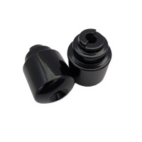 Кінцевики/вантажі керма BIKETEC для Honda CBR 600 RR (2003-2006), CBR 1000 RR (2004-), VFR 1200 (2010-) (див. додатковий опис) чорний 2403060000 (OEM: 53105-MEE-940)