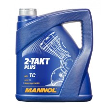Масло для двотактних двигунів MANNOL 2T PLUS 4L (7204) напівсинтетика (4)