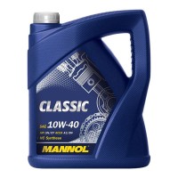 Моторна олива MANNOL 10W40 CLASSIC SN/CH-4 5 ЛІТРІВ (7501) (ПІВСИНТЕТИЧНА)
