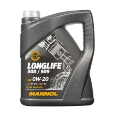 Моторна олива MANNOL 0W20 LONGLIFE 508/509 5 літрів (7722) (синтетична)