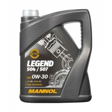 Моторна олива MANNOL 0W30 LEGEND 504/507 5 літрів (7730) (синтетична)