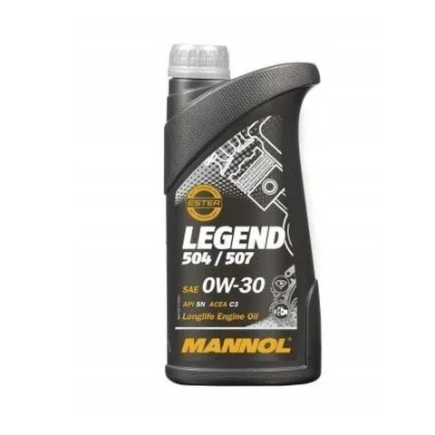 Моторна олива MANNOL 0W30 LEGEND 504/507 1 ЛІТР (7730) (СИНТЕТИЧНА)
