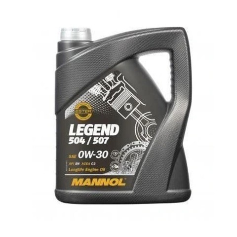 Моторна олива MANNOL 0W30 LEGEND 504/507 5 літрів (7730) (синтетична)