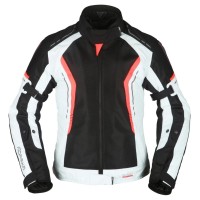 Мотокуртка Modeka Khao Air Lady (жіноча) колір чорний-сірий-червоний розмір 36