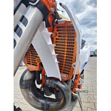 Алюмінієві захисні решітки радіатора FM-PARTS для KTM/HUSQVARNA/GAS GAS '20-'25 TBI / TPI, помаранчевий колір