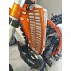Алюмінієві захисні решітки радіатора FM-PARTS для KTM/HUSQVARNA/GAS GAS '20-'25 TBI / TPI, помаранчевий колір