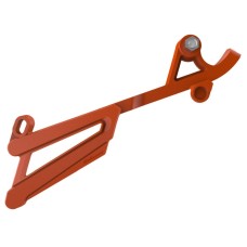 POLISPORT ЗАХИСТ ПЕРЕДНЬОЇ ЗІРКИ З НАПРЯМНИКОМ ЛАНЦЮГА HUSQVARNA TC/TE 250/300 '17-'22; FC 450/501 '16-'22; FE '17-'22; KTM SX, EXC 125/150/250/300 '16-'22 КОЛІР ПОМАРАНЧЕВИЙ