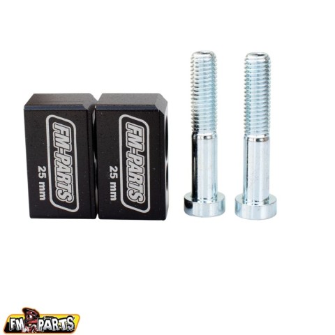 FM-PARTS ПІДЙОМНИК КЕРМА 25MM KTM; HUSQVARNA, GAS GAS КОЛІР ЧОРНИЙ
