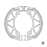 NEWFREN Гальмівні колодки APRILIA SCARABEO 50/100 04-12, SR 125/150 99, DERBI BOULEVARD, PIAGGIO FLY 50/125, LIBERTY 50/125 (140X25MM)