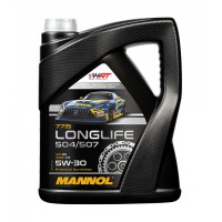 Моторна олива MANNOL 5W30 LONGLIFE 504/507 O.E.M. для VW, AU 5 літрів (7715) (синтетична)