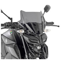 Вітрове скло KAPPA для YAMAHA MT 125 '20-'25, HONDA CB 750 HORNET '23-'24, (28 x 36,5 см) тоноване – потрібне кріплення A2166AK або A1200AK