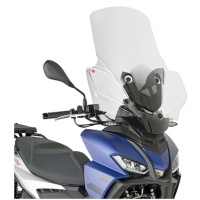 Вітрове скло KAPPA APRILIA SR 125/200 GT '22-'25 (74 x 61 см) прозоре - потрібне кріплення D6711KITK