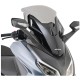 Вітрове скло KAPPA для HONDA FORZA 125/300 '21-'25, FORZA 350 '21-'23, SH 350 '21-'25 (48 x 47 см) затемнене